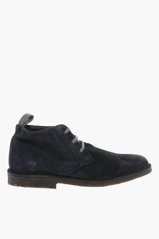 ID Polacchine in Suede con Interno in Lana