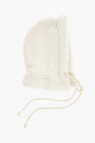 Drawstringed Teddy Hood