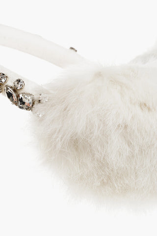 BLUGIRL Fur Earmuffs with Crystals