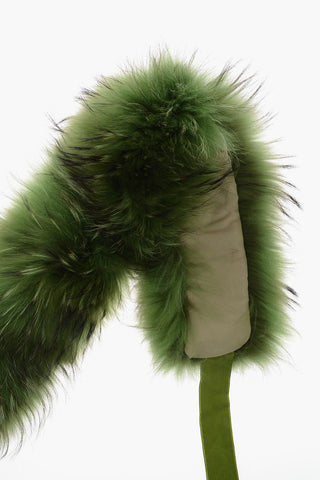 BLUGIRL Fox Fur Stole with Velour Tapes