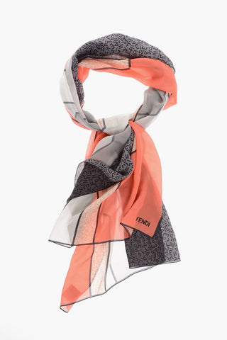 Foulard in Seta CIRCUITO con Motivo Monogram
