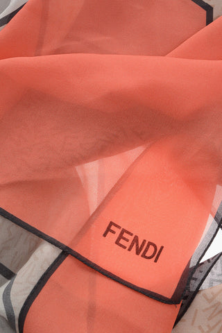 Foulard in Seta CIRCUITO con Motivo Monogram
