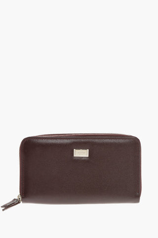 2-Compartment Saffiano Leather Wallet