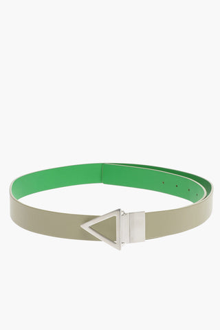 Leather TRIANGLE Reversible Belt