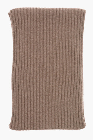 Pure Ribbed Cashmere Scarf