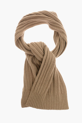 Ribbed Wool Scarf