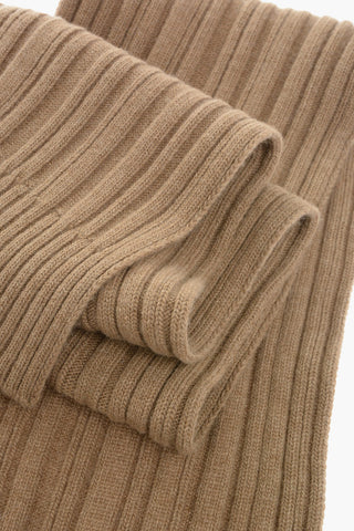 Ribbed Wool Scarf