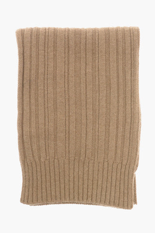 Ribbed Wool Scarf