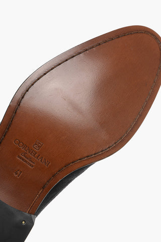 Suede Derby Brogue  Shoes with Leather Sole
