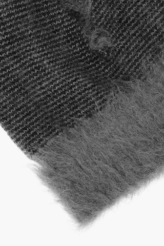 Cappello Beanie Reversibile in Misto Mohair