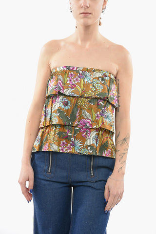 Top TOSCA in Viscosa con Stampa a Fiori