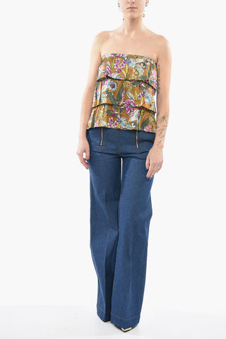 Top TOSCA in Viscosa con Stampa a Fiori