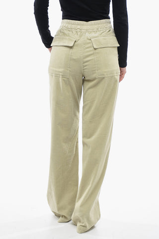 DRKSHDW Ribbed Velour DIETRICH Straight-leg Pants