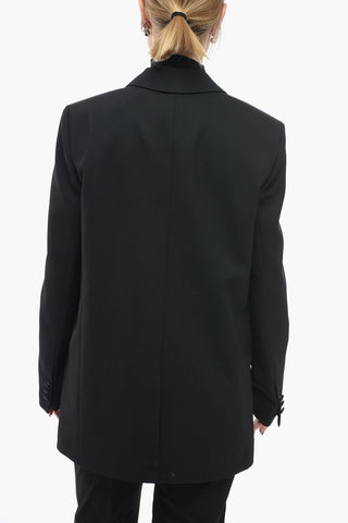 Virgin Wool Flap Pockets Blazer