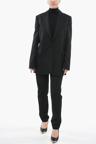 Virgin Wool Flap Pockets Blazer