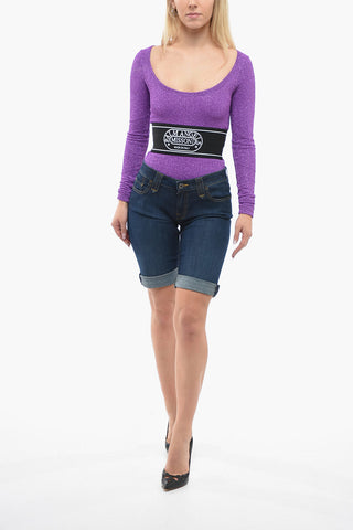 Stretch-Denim-Shorts mit 5 Taschen