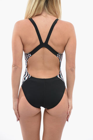 SWIM Double-Pattern One-Piece Swimsuit