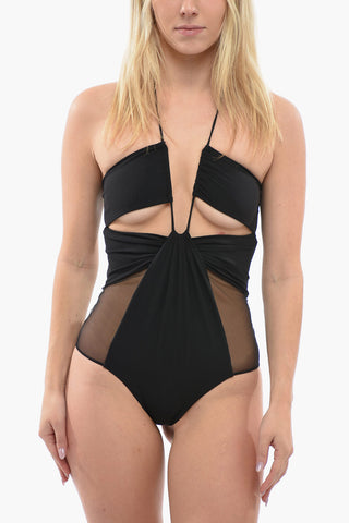 Body U-Wire con Dettagli Trasparenti e Cut Out