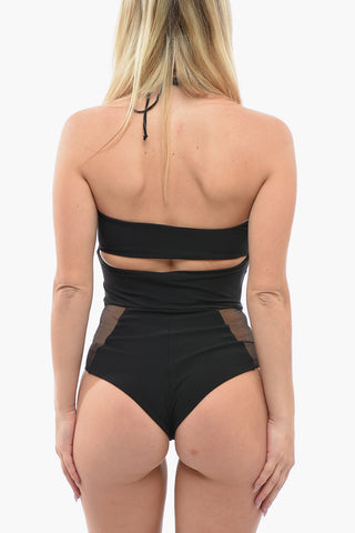 Body U-Wire con Dettagli Trasparenti e Cut Out