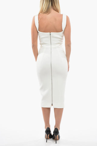 Sleeveless Bodycon Dress with Back Zip