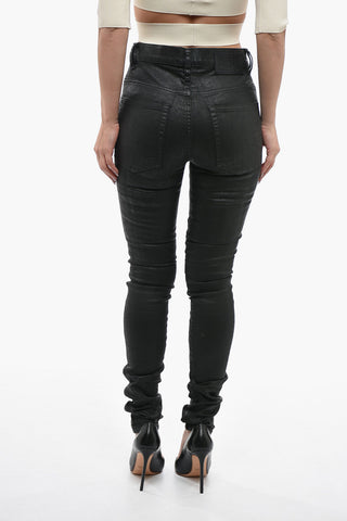 Waxed Denim Skinny Fit D-REEFT JOGG Jeans 13cm L.32