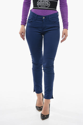PENN-RICH 5 Pockets Stretch Cotton Capri Pants
