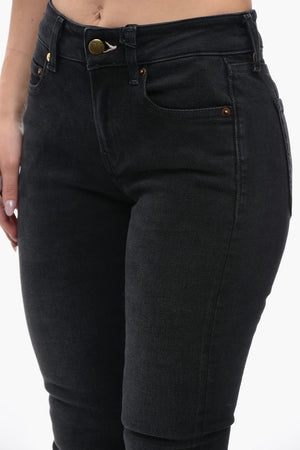 Skinny Fit Jeans with Raw-Cut Hem