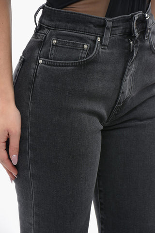 High-waisted TWISTED SEAM Slim Fit Denims 13cm