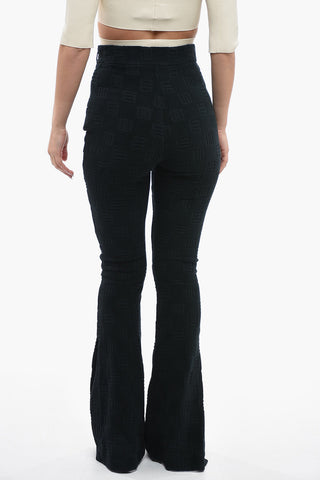 Jacquard Terry Bootcut Pants