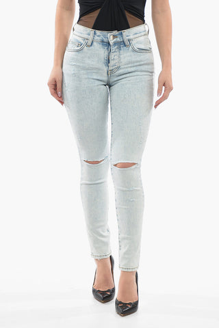 Light Wash Skinny Fit Denims 12cm
