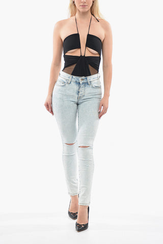 Light Wash Skinny Fit Denims 12cm