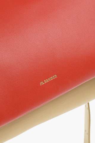 Soft Leather Two-toned Crossbody Bag