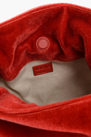 Clutch FLAMENCO in Mohair con Coulisse in Pelle