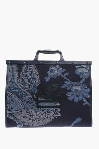 Borsa Tote LOVE TROTTER in Jacquard con Fantasia Pegaso