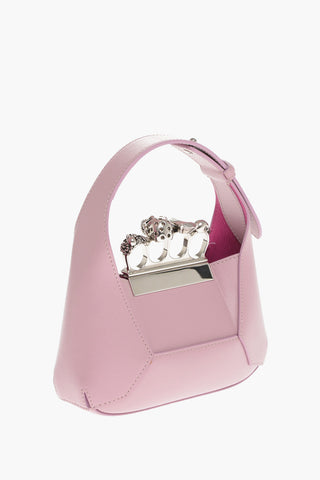 Leather JEWEL KNUCKLES Hobo Bag