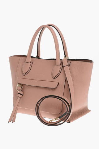 Borsa a Mano MAILBOX in Pelle Martellata con Tasca Esterna