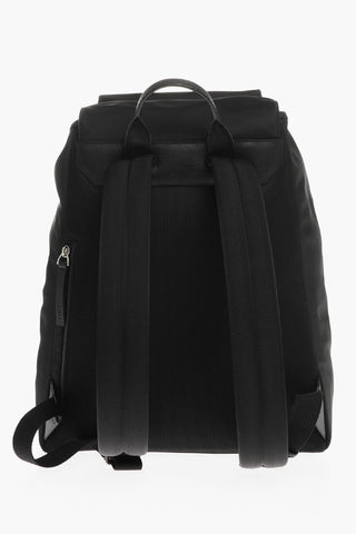 Zaino in Nylon con Tasche Esterne