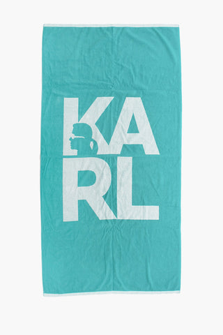 Two-Tone Terry-Cotton Beach Towel