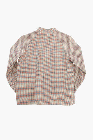 Checked Linen Overshirt