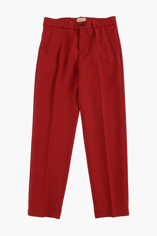 Single Pleat Twill Pants