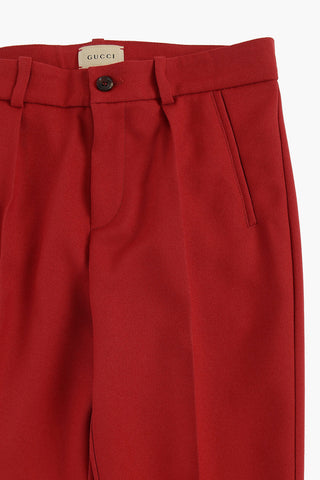 Single Pleat Twill Pants