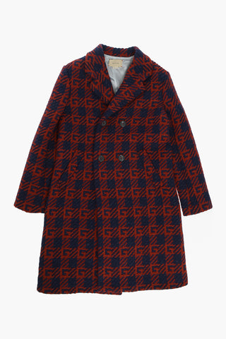 Two-Tone Wool Coat
