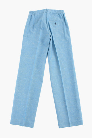 Cotton Pants with Belt Loops