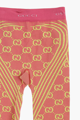 Monogram Patterned Jacquard Leggings