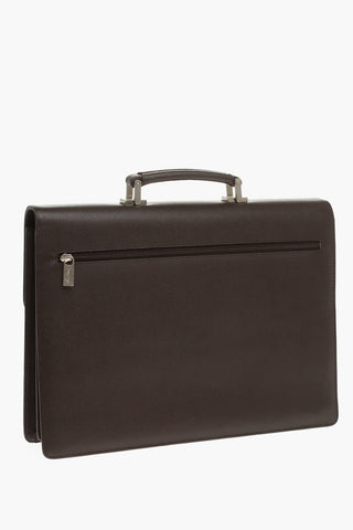 Borsa Business in Pelle Martellata con Combinazione