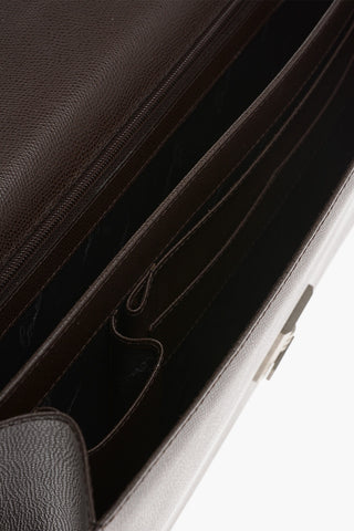 Borsa Business in Pelle Martellata con Combinazione