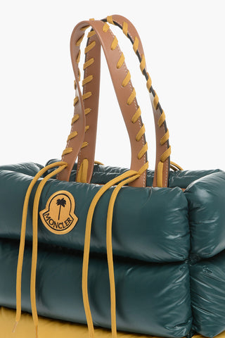 PALM ANGELS GENIUS Borsa Tote Trapuntata con Dettaglio Lacci