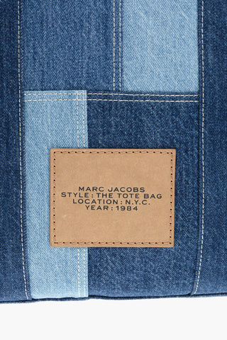 Borsa Shopper THE DENIM TOTE in Jeans Patchwork
