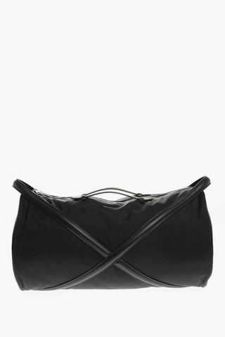 THE HARNESS Travel Bag with Leather Detailing