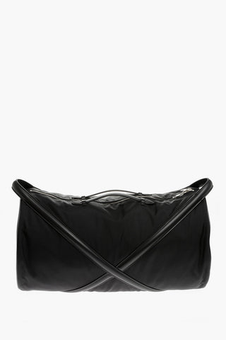 THE HARNESS Travel Bag with Leather Detailing